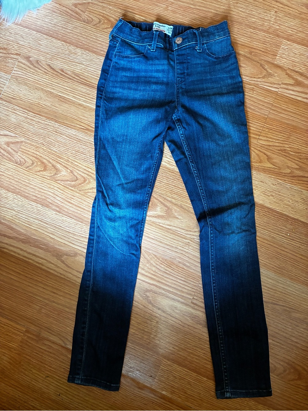 abercrombie kids Dark Blue Stretch Skinny Leggings